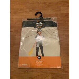 Hyde and Eek Kids Boys Referee  Cosplay Costume Halloween Size M Black White